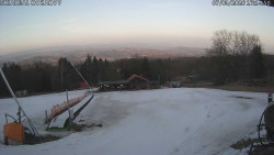 Spodní část sjezdovky