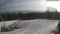 Spodní část sjezdovky