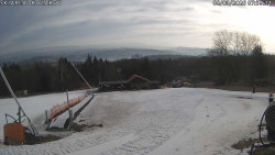 Spodní část sjezdovky