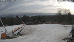 Spodní část sjezdovky