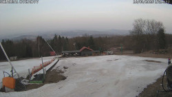 Spodní část sjezdovky