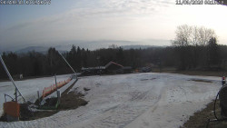 Spodní část sjezdovky