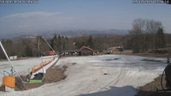 Spodní část sjezdovky