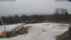 Spodní část sjezdovky