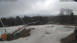 Spodní část sjezdovky