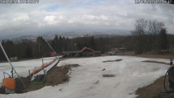 Spodní část sjezdovky