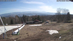 Spodní část sjezdovky