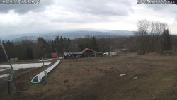 Spodní část sjezdovky