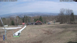 Spodní část sjezdovky