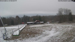 Spodní část sjezdovky