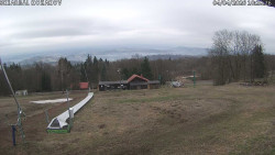 Spodní část sjezdovky