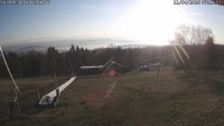 Spodní část sjezdovky