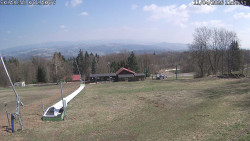 Spodní část sjezdovky