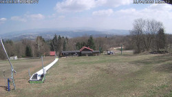 Spodní část sjezdovky