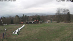 Spodní část sjezdovky