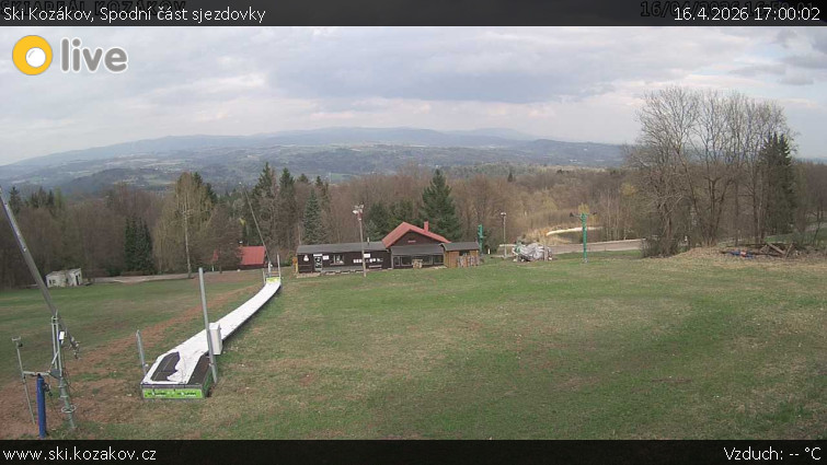 Ski Kozákov - Spodní část sjezdovky - 16.4.2026 v 17:00