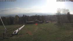 Spodní část sjezdovky