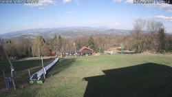 Spodní část sjezdovky