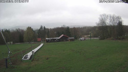 Spodní část sjezdovky