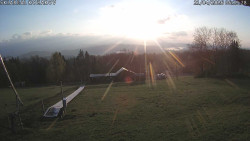 Spodní část sjezdovky