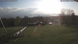 Spodní část sjezdovky