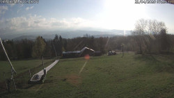 Spodní část sjezdovky