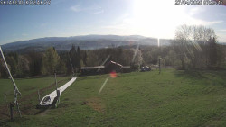 Spodní část sjezdovky