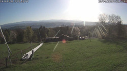 Spodní část sjezdovky