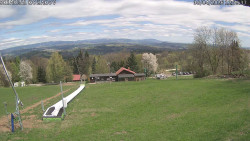 Spodní část sjezdovky