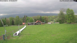 Spodní část sjezdovky