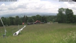 Unterer Teil der Skipiste