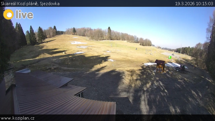 Skiareál Kozí pláně - Sjezdovka - 19.3.2026 v 10:15