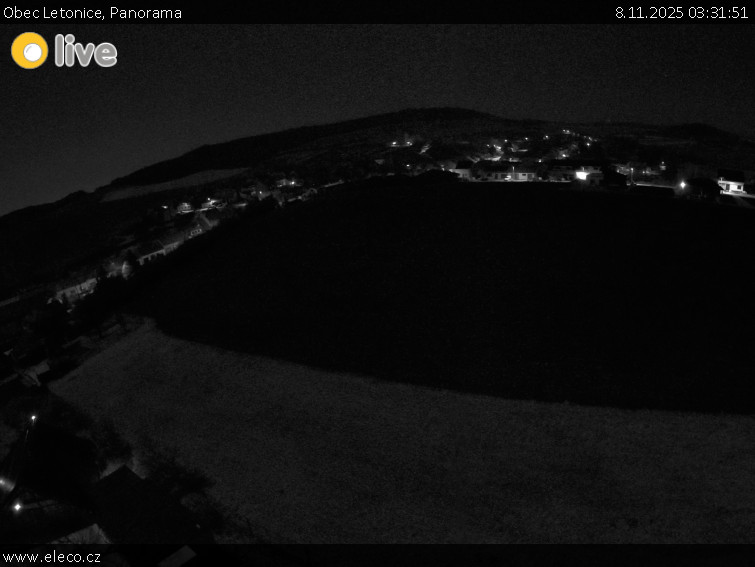 Obec Letonice - Panorama - 8.11.2025 v 03:31