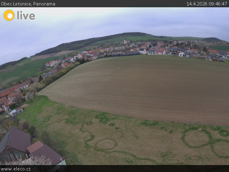 Obec Letonice - Panorama - 14.4.2026 v 09:46