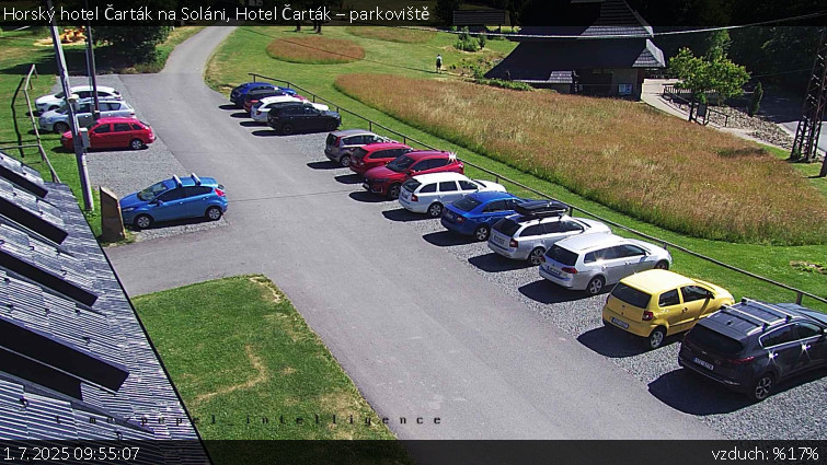 Horský hotel Čarták na Soláni - Hotel Čarták – parkoviště - 1.7.2025 v 09:55 Horský hotel Čarták na Soláni - Hotel Čarták – parkoviště - 1.7.2025 v 09:55