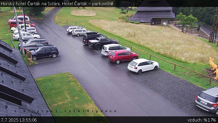 Horský hotel Čarták na Soláni - Hotel Čarták – parkoviště - 7.7.2025 v 13:55 Horský hotel Čarták na Soláni - Hotel Čarták – parkoviště - 7.7.2025 v 13:55