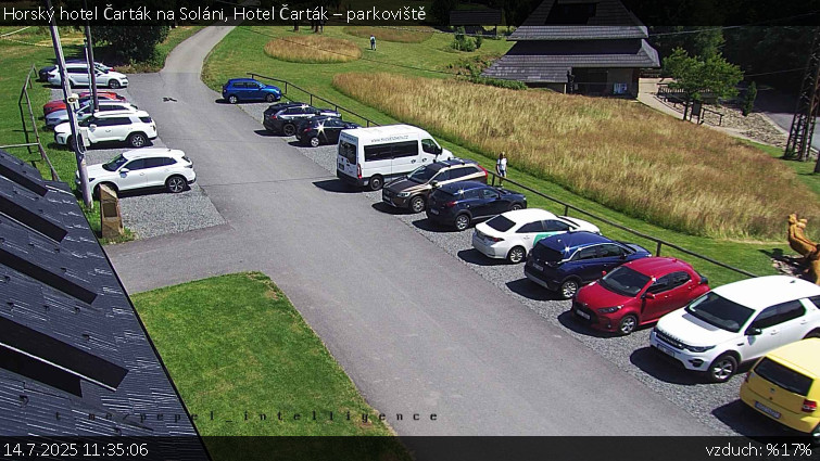 Horský hotel Čarták na Soláni - Hotel Čarták – parkoviště - 14.7.2025 v 11:35 Horský hotel Čarták na Soláni - Hotel Čarták – parkoviště - 14.7.2025 v 11:35