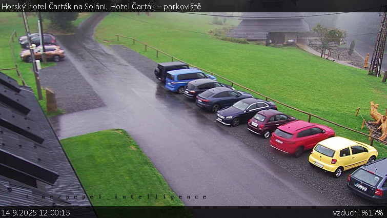 Horský hotel Čarták na Soláni - Hotel Čarták – parkoviště - 14.9.2025 v 12:00