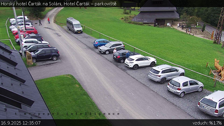 Horský hotel Čarták na Soláni - Hotel Čarták – parkoviště - 16.9.2025 v 12:35