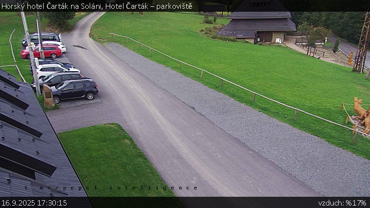 Horský hotel Čarták na Soláni - Hotel Čarták – parkoviště - 16.9.2025 v 17:30