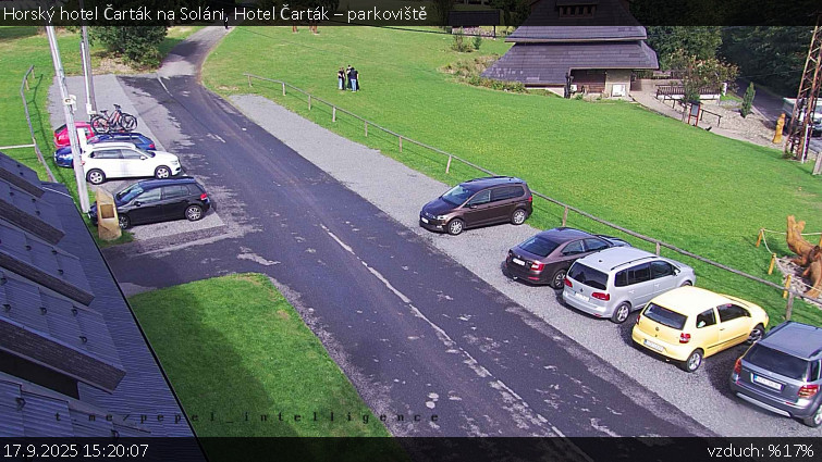 Horský hotel Čarták na Soláni - Hotel Čarták – parkoviště - 17.9.2025 v 15:20