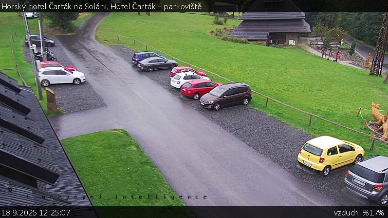 Horský hotel Čarták na Soláni - Hotel Čarták – parkoviště - 18.9.2025 v 12:25