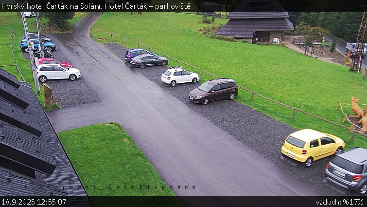 Horský hotel Čarták na Soláni - Hotel Čarták – parkoviště - 18.9.2025 v 12:55