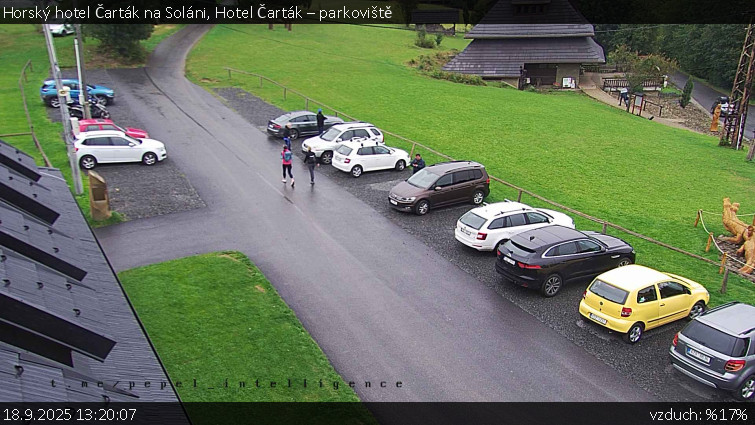 Horský hotel Čarták na Soláni - Hotel Čarták – parkoviště - 18.9.2025 v 13:20