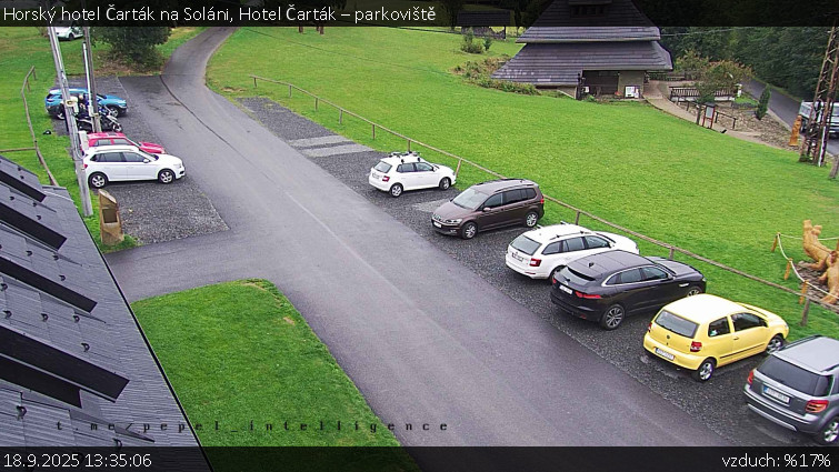Horský hotel Čarták na Soláni - Hotel Čarták – parkoviště - 18.9.2025 v 13:35