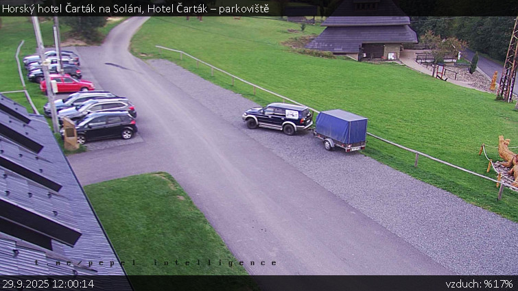 Horský hotel Čarták na Soláni - Hotel Čarták – parkoviště - 29.9.2025 v 12:00