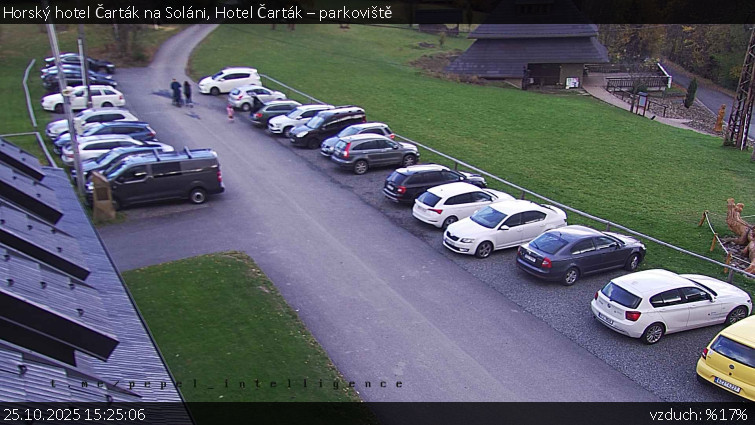 Horský hotel Čarták na Soláni - Hotel Čarták – parkoviště - 25.10.2025 v 15:25 Horský hotel Čarták na Soláni - Hotel Čarták – parkoviště - 25.10.2025 v 15:25