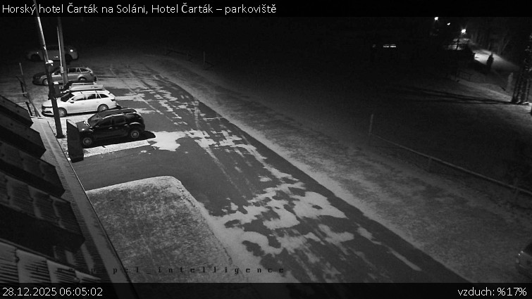 Horský hotel Čarták na Soláni - Hotel Čarták – parkoviště - 28.12.2025 v 06:05