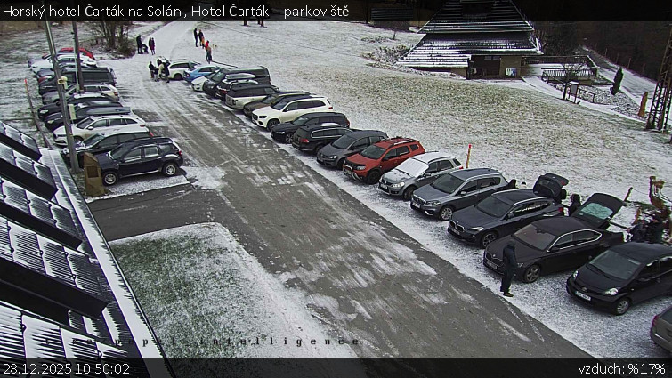 Horský hotel Čarták na Soláni - Hotel Čarták – parkoviště - 28.12.2025 v 10:50