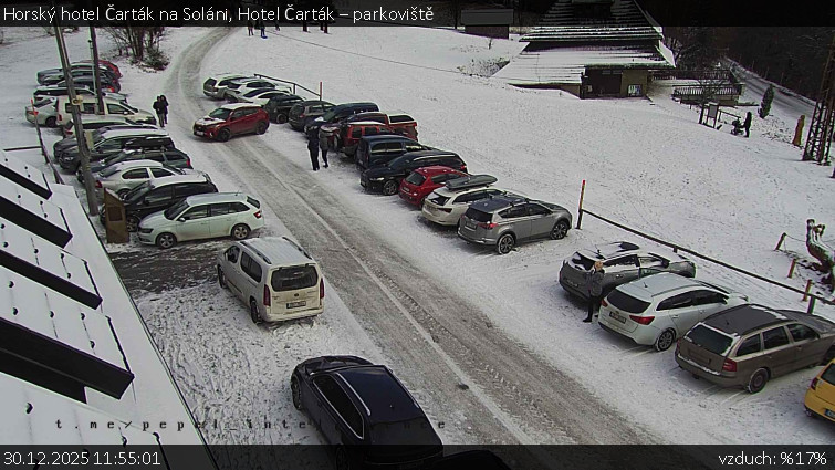 Horský hotel Čarták na Soláni - Hotel Čarták – parkoviště - 30.12.2025 v 11:55